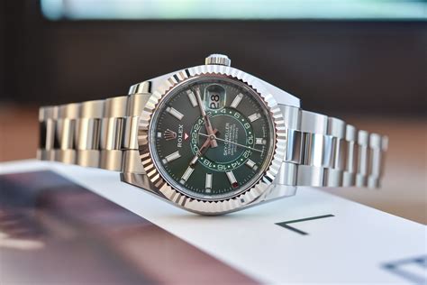 rolex sky dweller green dial jubilee|rolex sky dweller in stock.